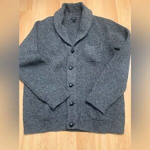 Jcrew Lambswool Shawl Collar Cardigan size Large